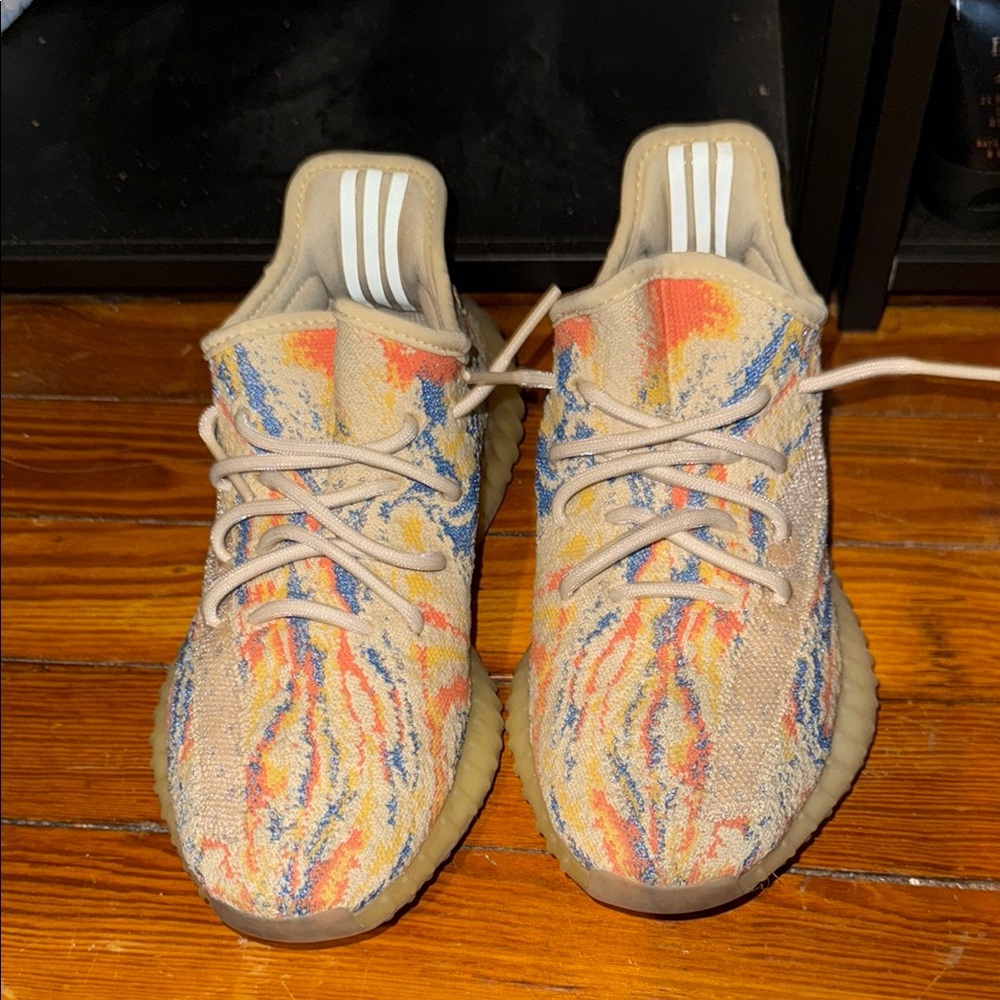 Yeezy Multicolor Knit Sneakers